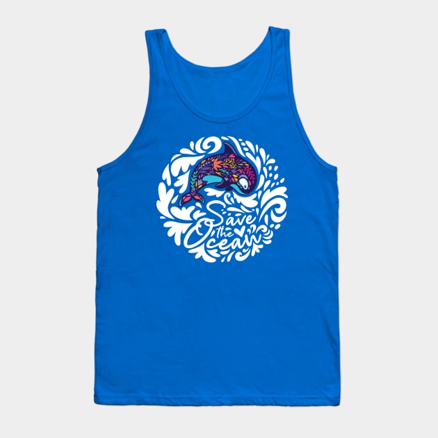 Save the Ocean Tank Top by PenguinHouse